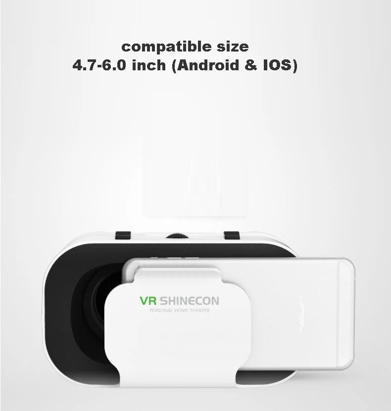 3D Virtual Reality VR Glasses For Phone Mobile Smartphones 7 Inch Headset Helmet With Controllers Game Wirth Real Viar Goggles