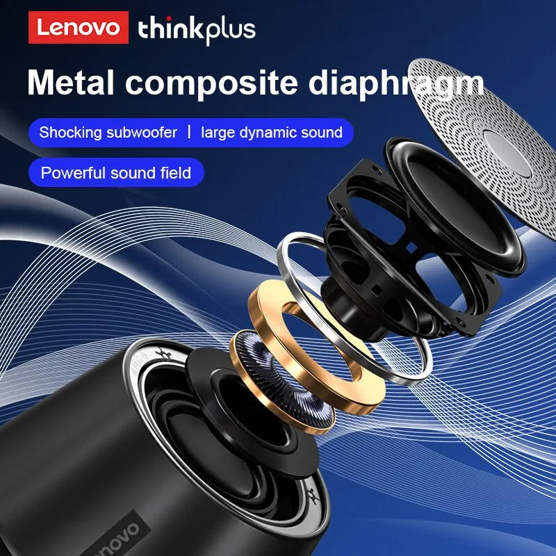 Choice Lenovo K3 Pro 5.0 Portable Bluetooth Speaker Stereo Surround Wireless Bluetooth Speakers Music Audio Player Loudspeaker