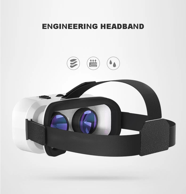 3D Virtual Reality VR Glasses For Phone Mobile Smartphones 7 Inch Headset Helmet With Controllers Game Wirth Real Viar Goggles